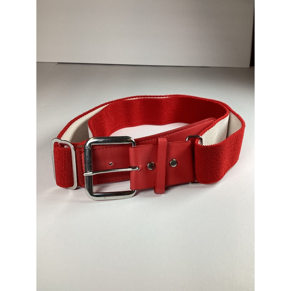 Baseball/Softball Belt Youth One Size Red EUC